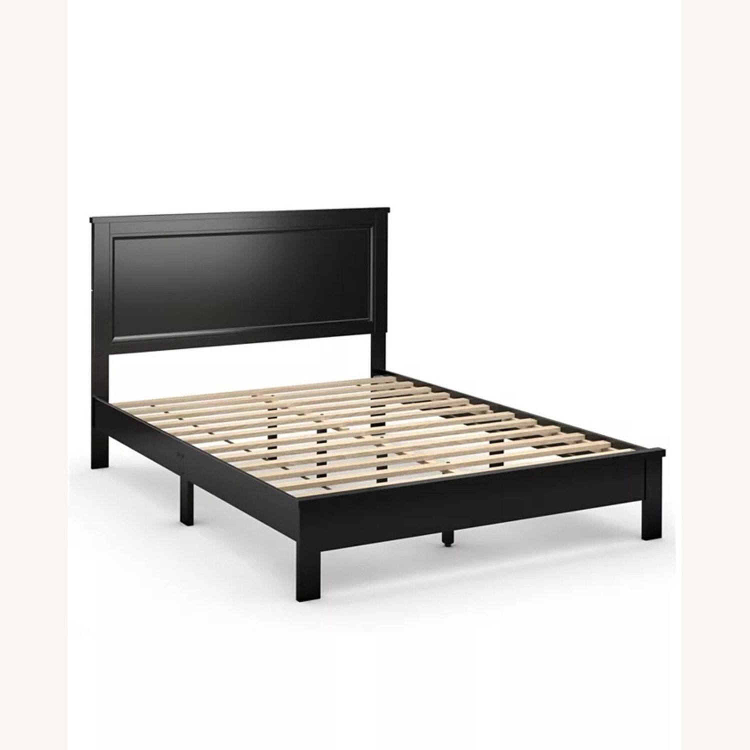 Macy's Dark Brown Wood Queen Bed - image-4