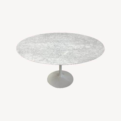 Used Rove Concepts White Marble Dining Set for sale on AptDeco