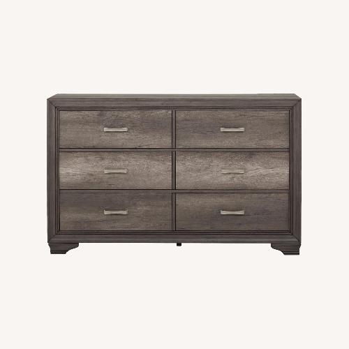 Used Rooms To Go Marlow Light Gray Wood Dresser for sale on AptDeco