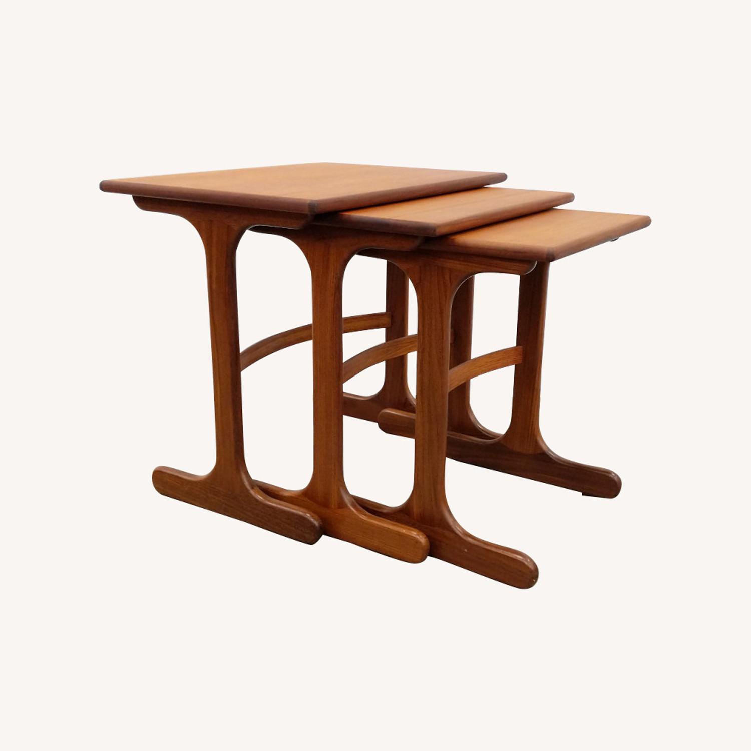 Set of Mid Century Teak G Plan Nesting Tables - image-0