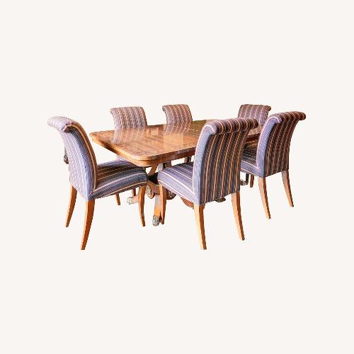 Used Dark Brown Wood Dining Table for sale on AptDeco