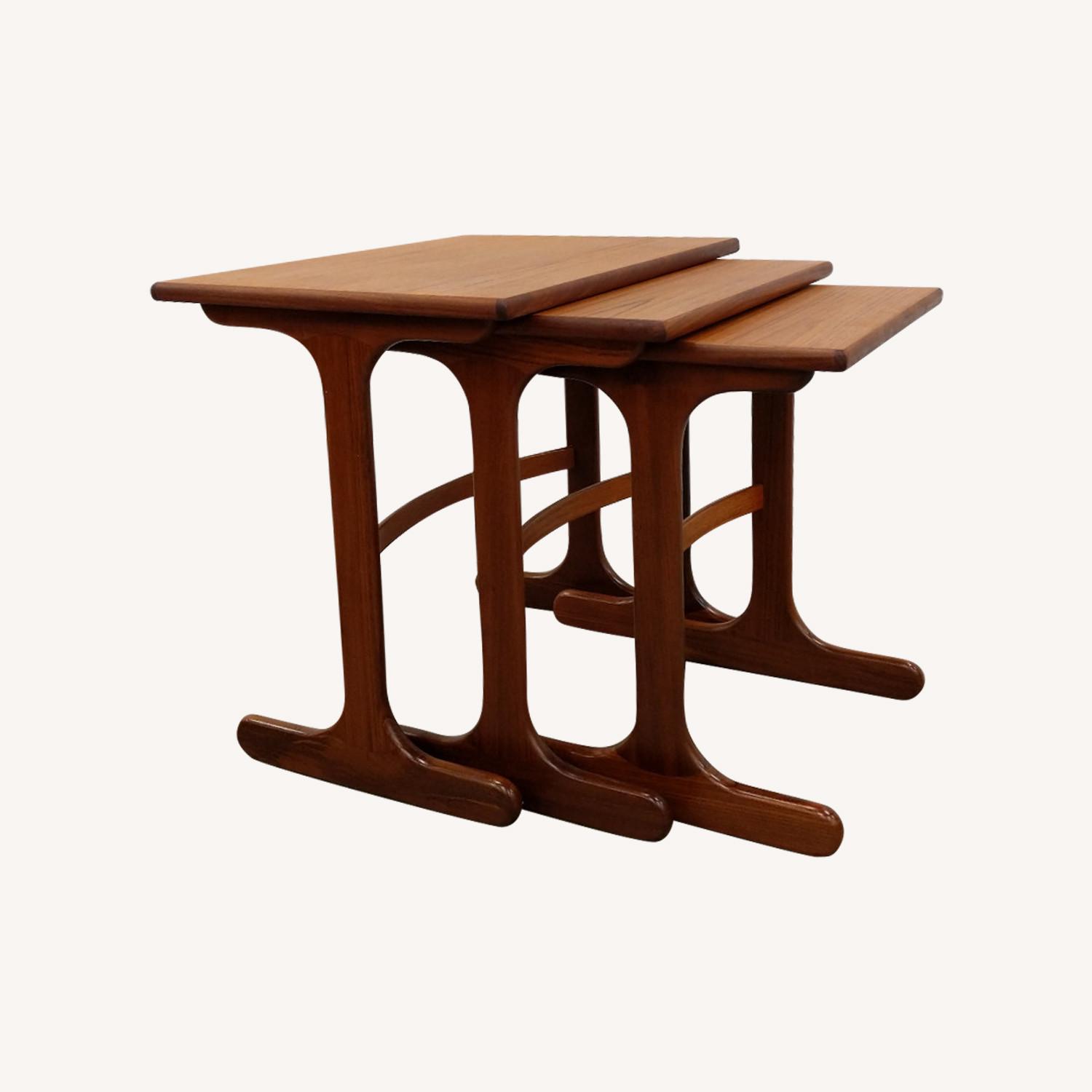 Vintage Mid Century Teak G Plan Nesting Tables - image-0