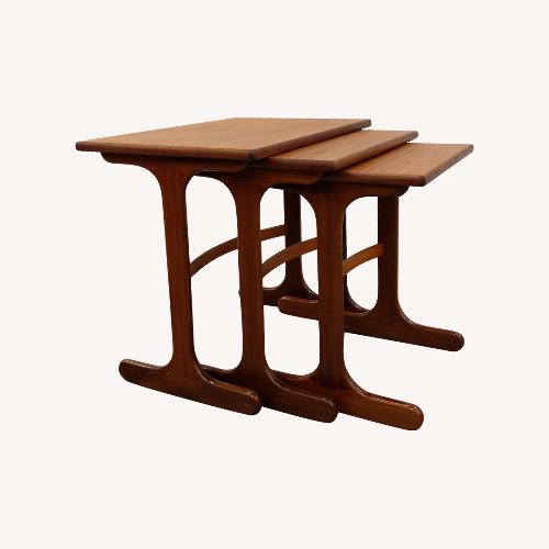 Used Vintage Mid Century Teak G Plan Nesting Tables for sale on AptDeco