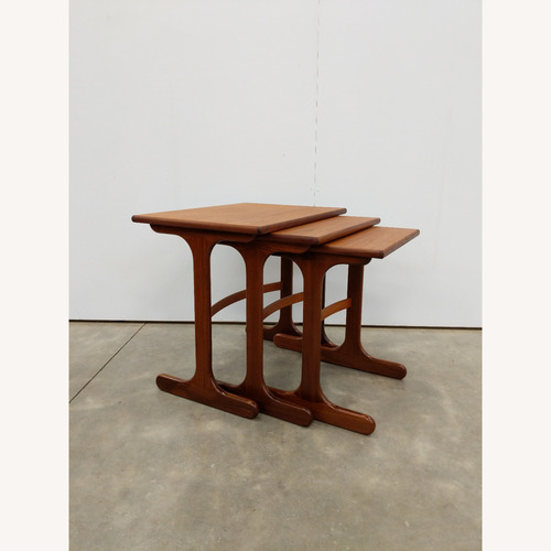 Used Vintage Mid Century Teak G Plan Nesting Tables for sale on AptDeco