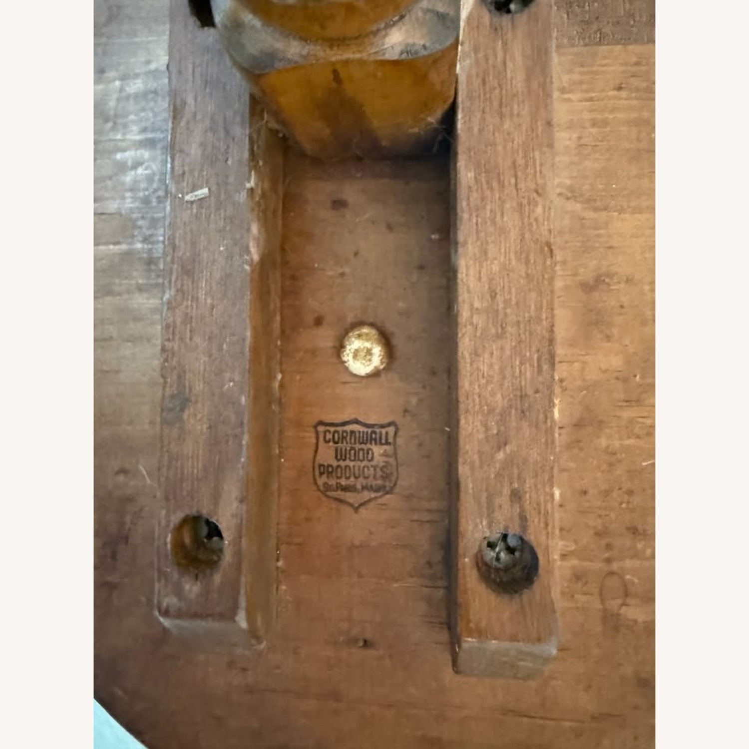 Cornwall Wood Products Flip Top Tripod Side Table - image-2