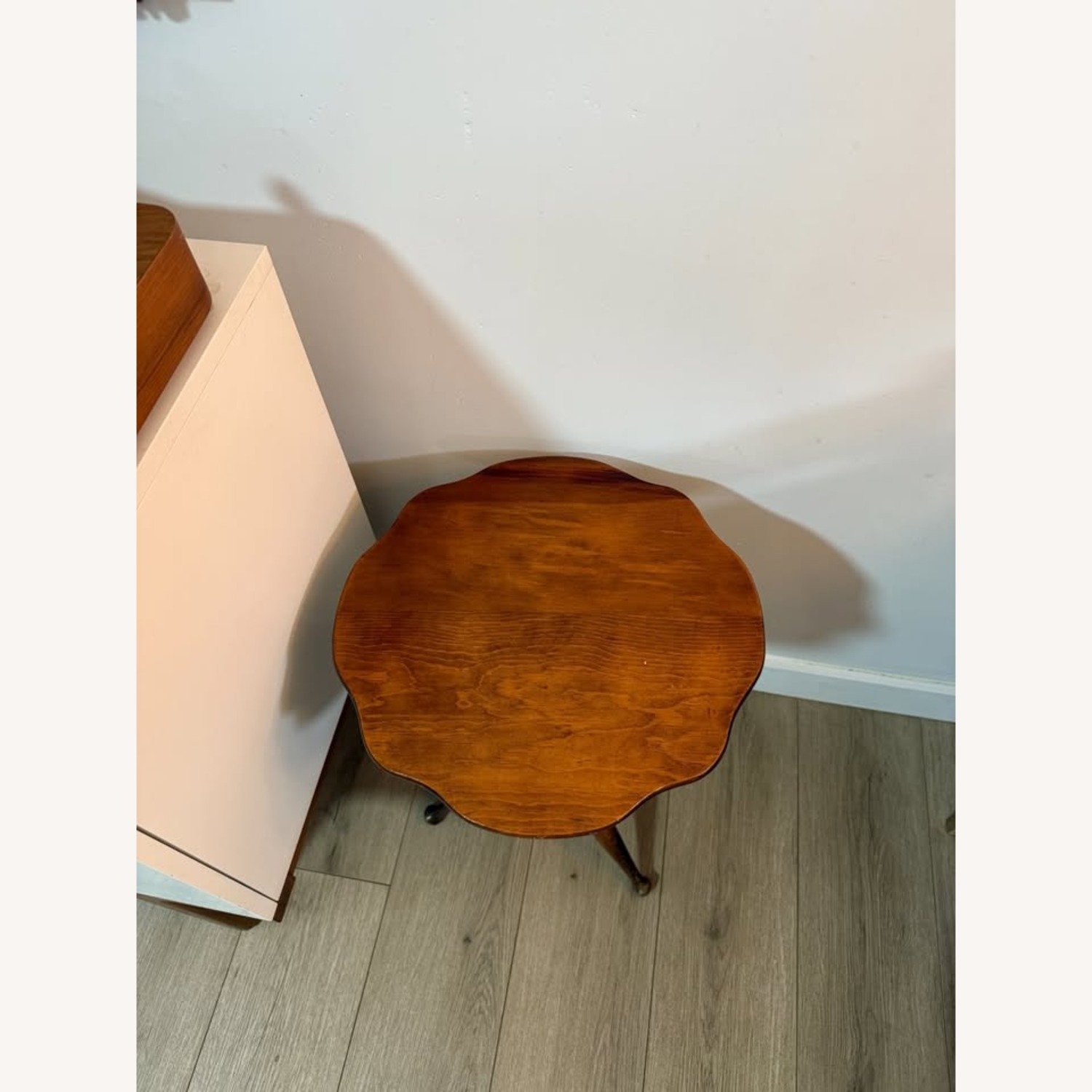 Cornwall Wood Products Flip Top Tripod Side Table - image-8