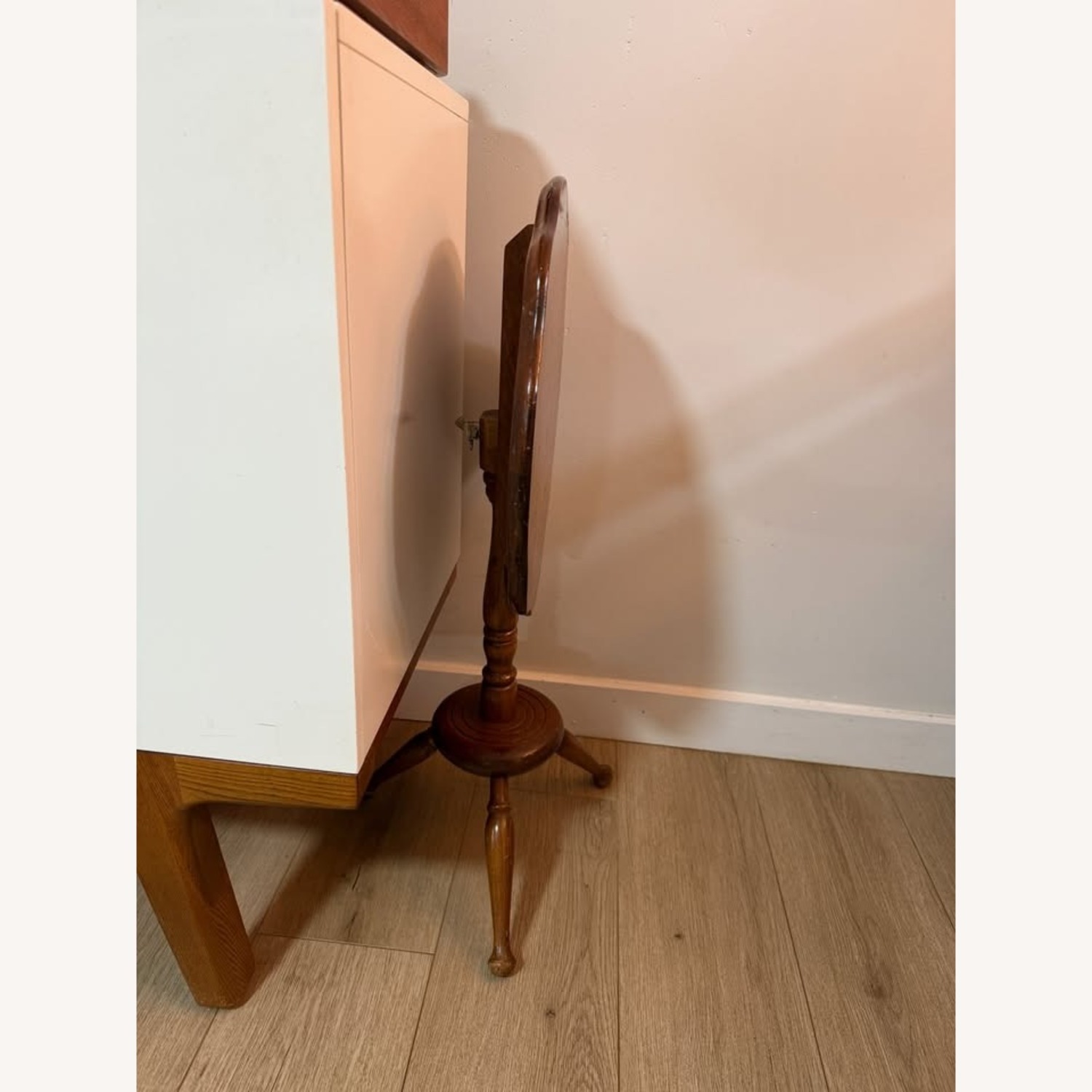 Cornwall Wood Products Flip Top Tripod Side Table - image-3