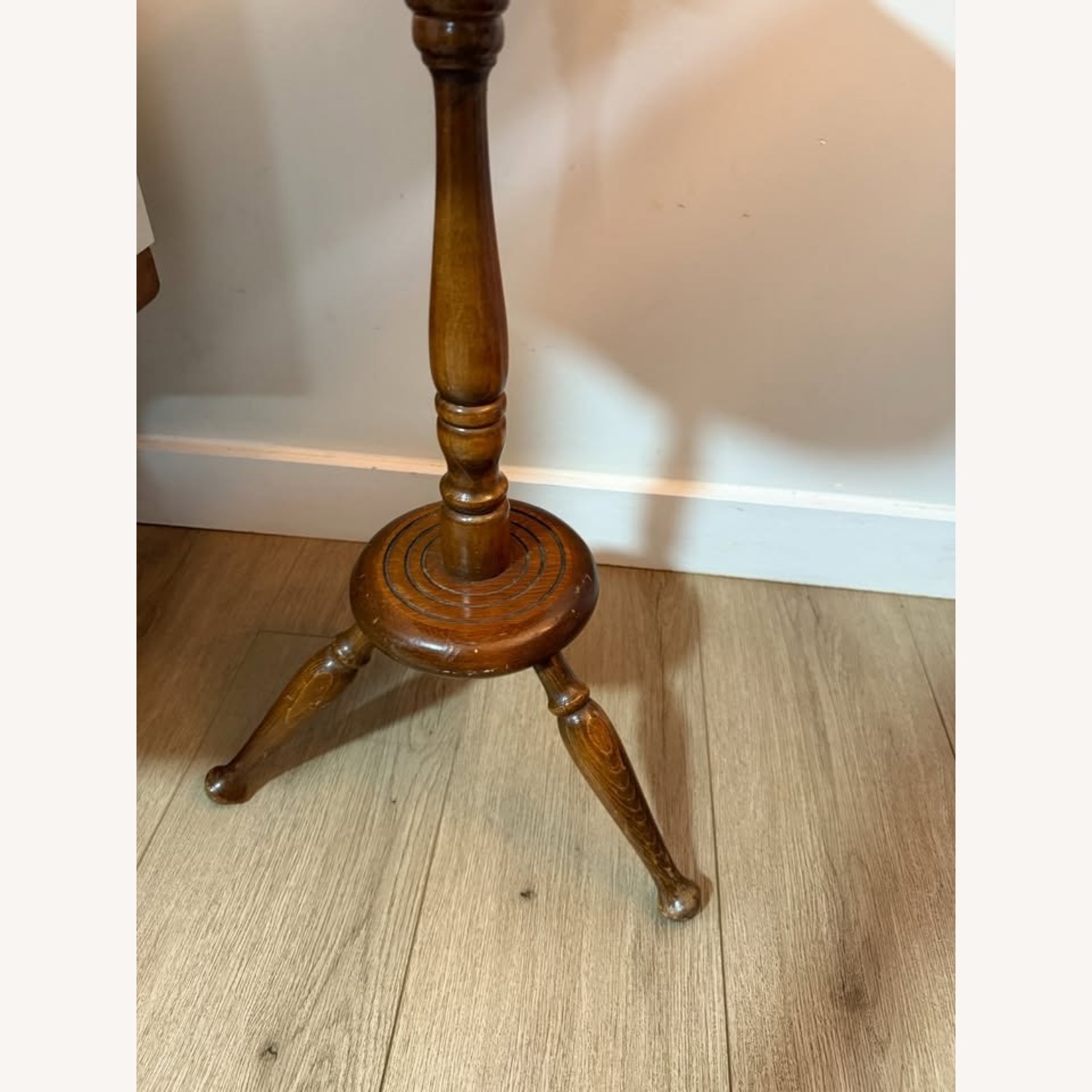 Cornwall Wood Products Flip Top Tripod Side Table - image-4
