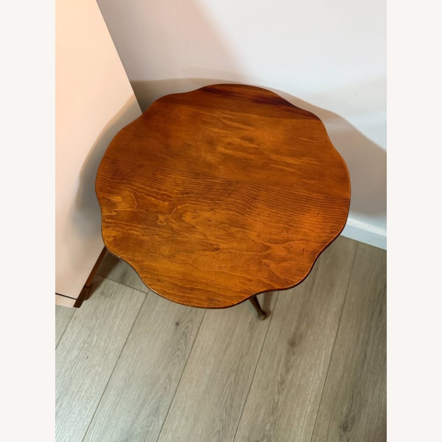 Cornwall Wood Products Flip Top Tripod Side Table - image-5