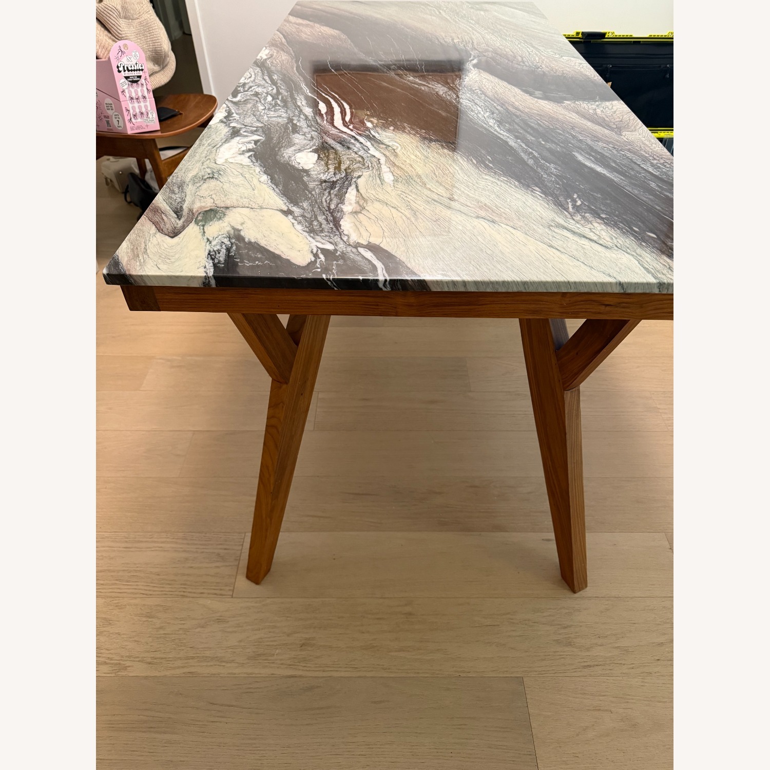 Organic Modernism Karlo Black Marble Dining Table - image-3