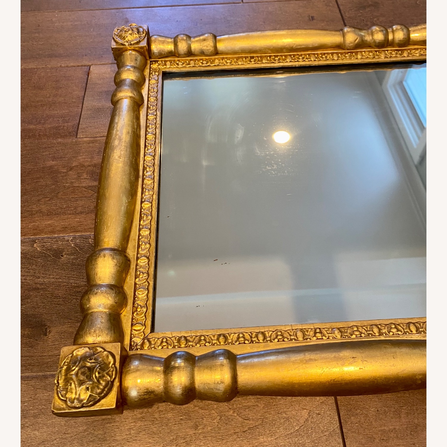 Gold Wood Wall Mirror - image-3