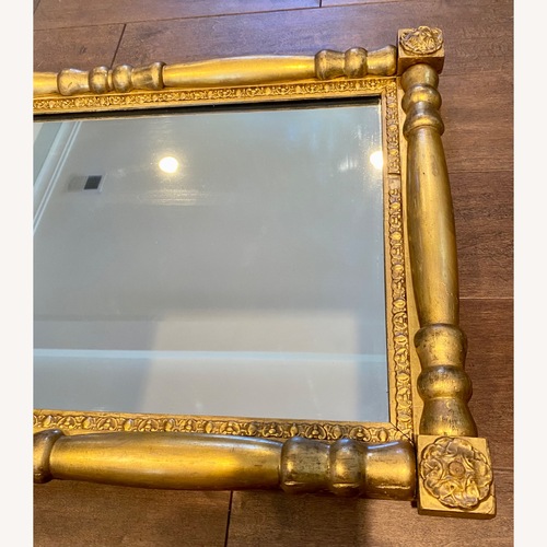 Used Gold Wood Wall Mirror for sale on AptDeco