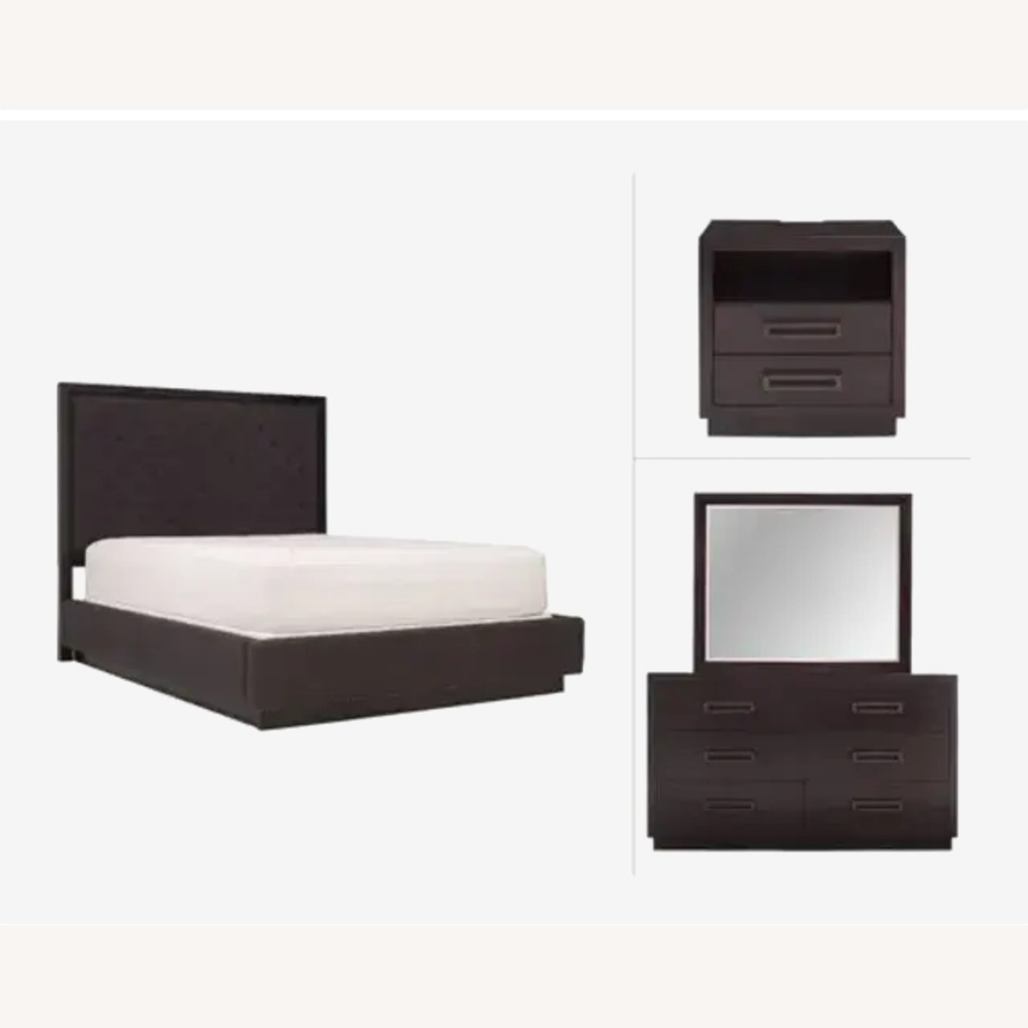 Raymour & Flanigan Senza Dark Brown Wood Dresser - image-1