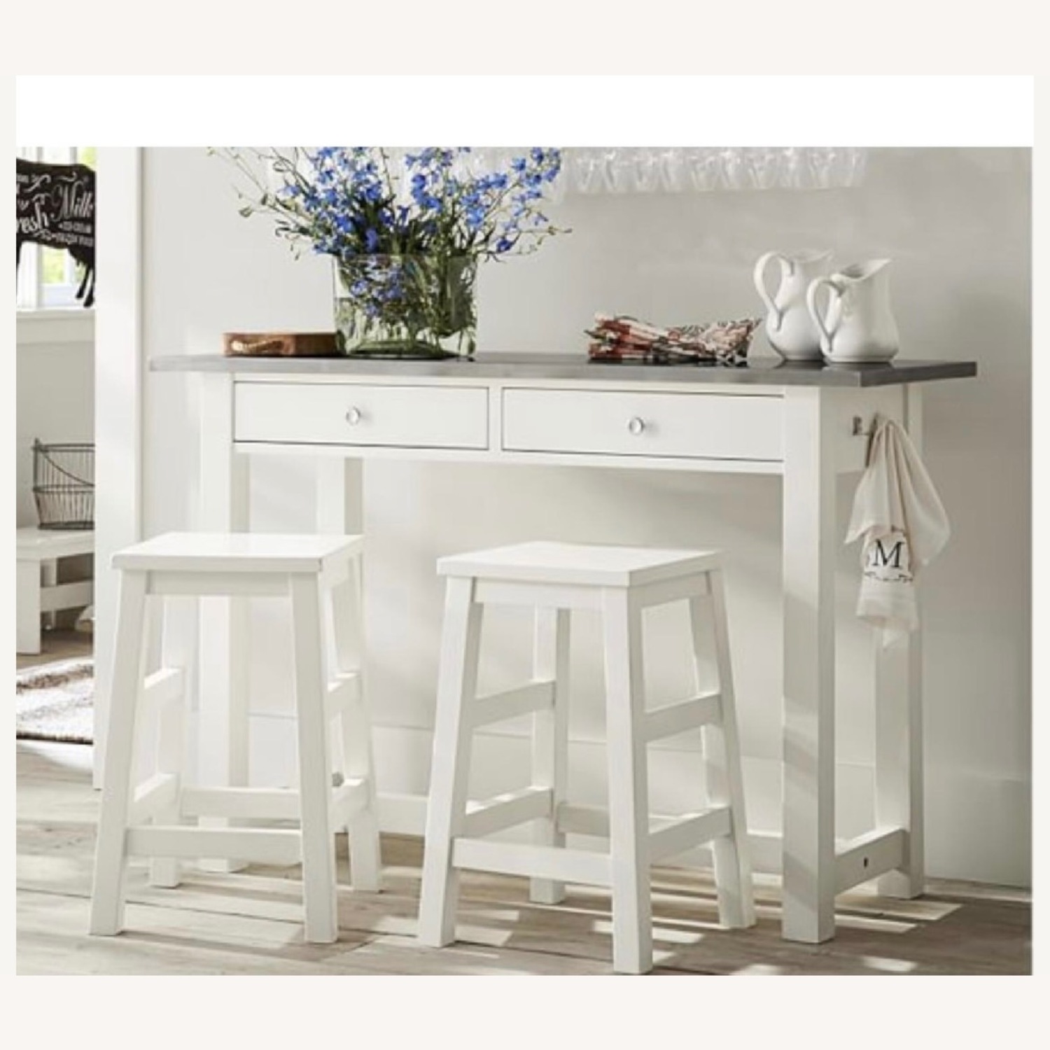 Pottery Barn Balboa Kitchen Island - image-4