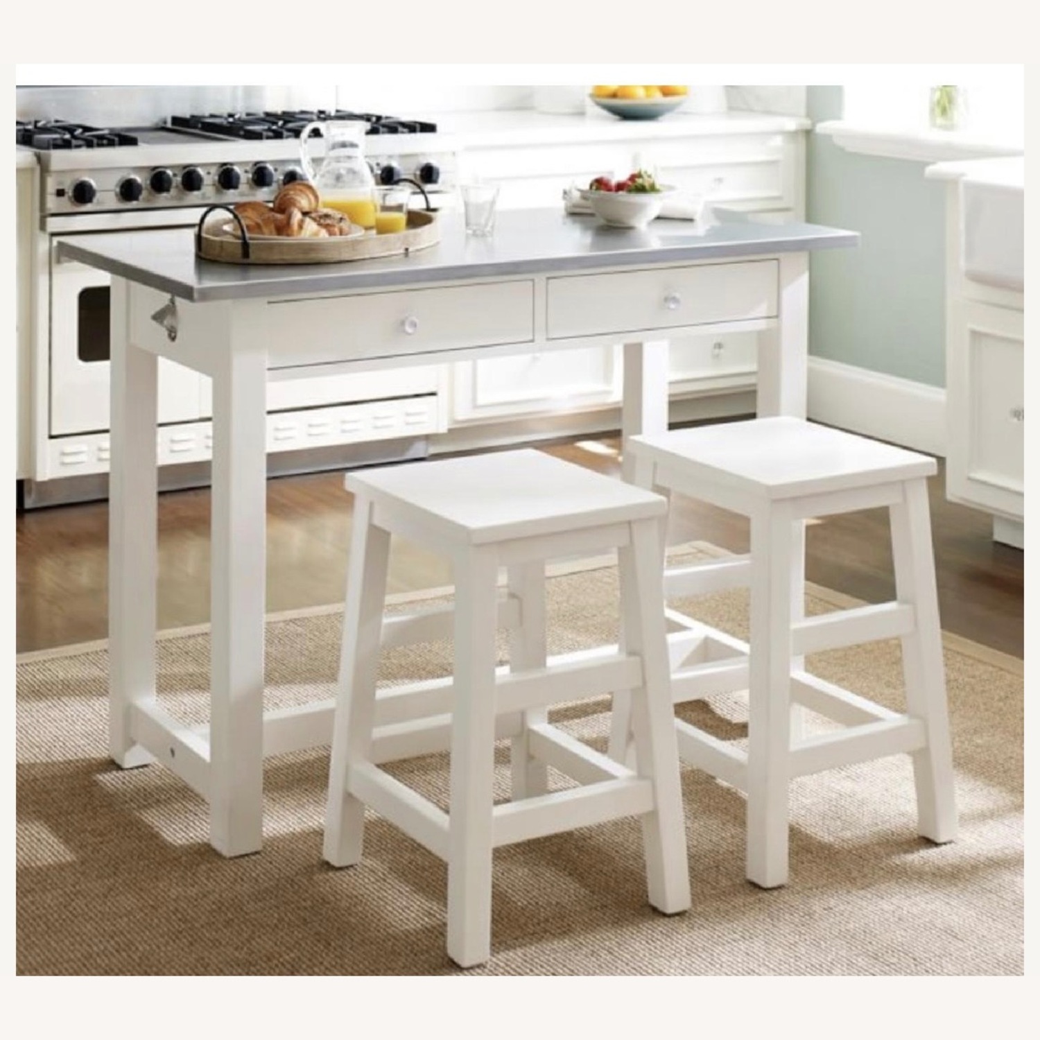 Pottery Barn Balboa Kitchen Island - image-1