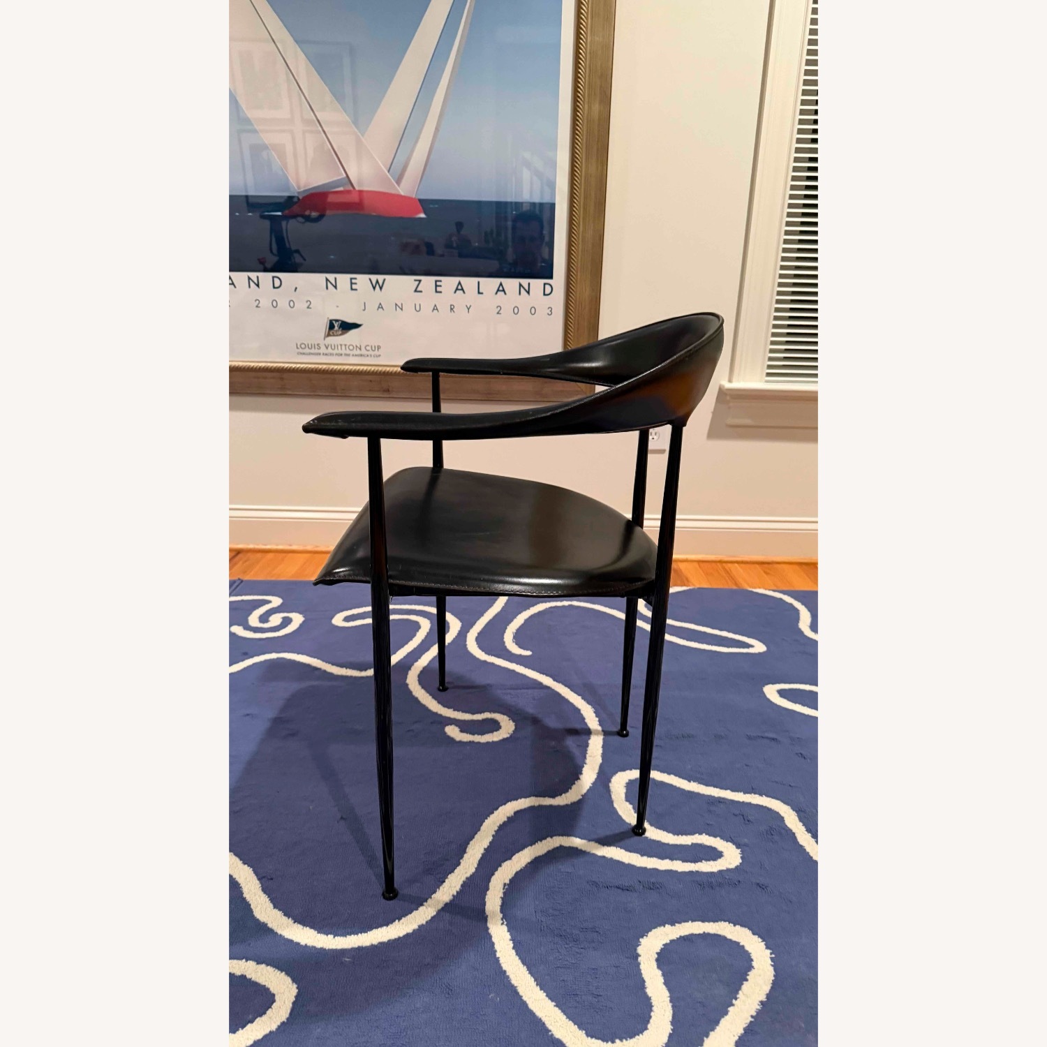 FASEM Black Leather Armchair - image-7