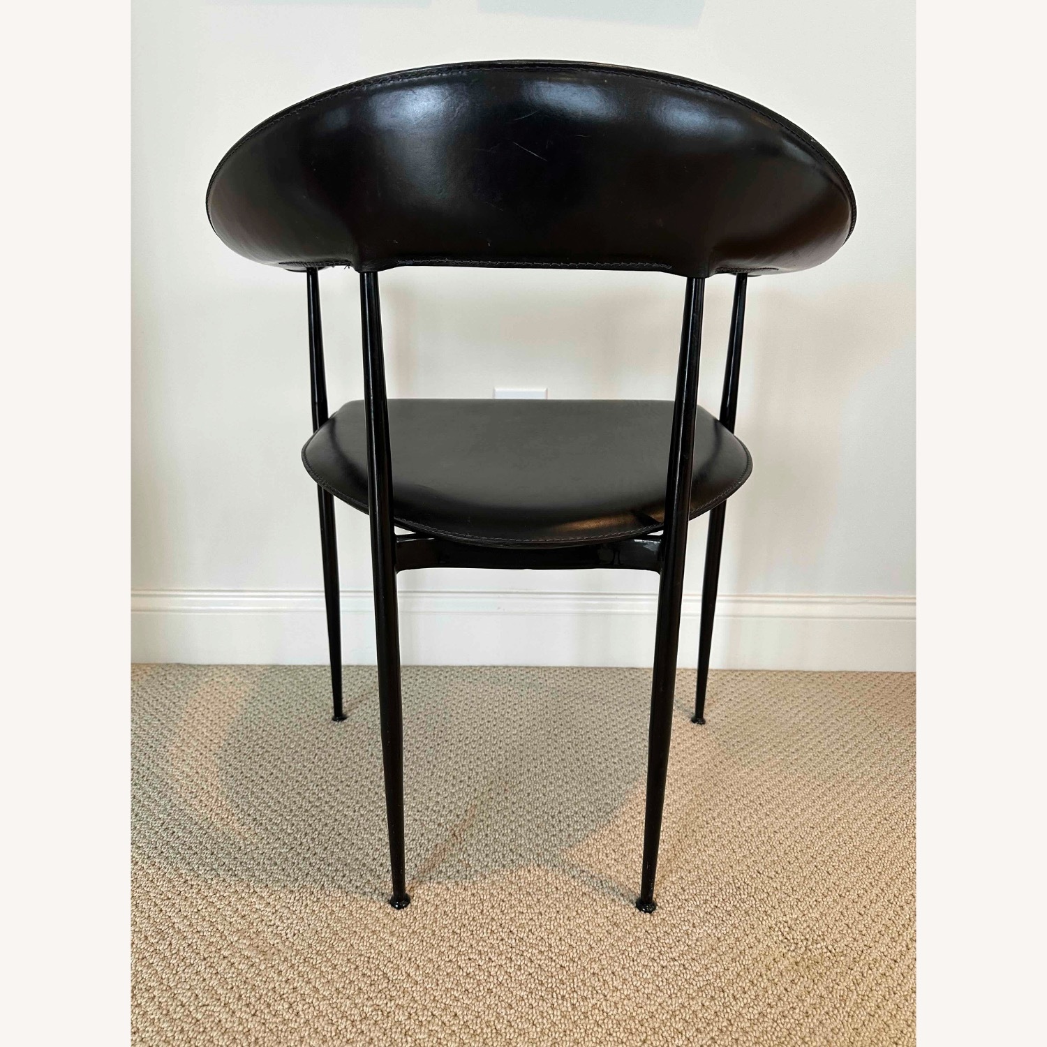 FASEM Black Leather Armchair - image-3