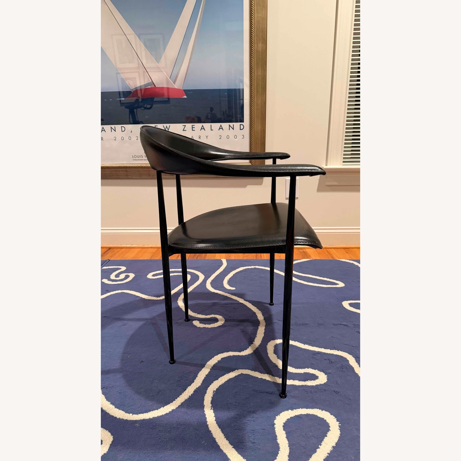 FASEM Black Leather Armchair - image-9