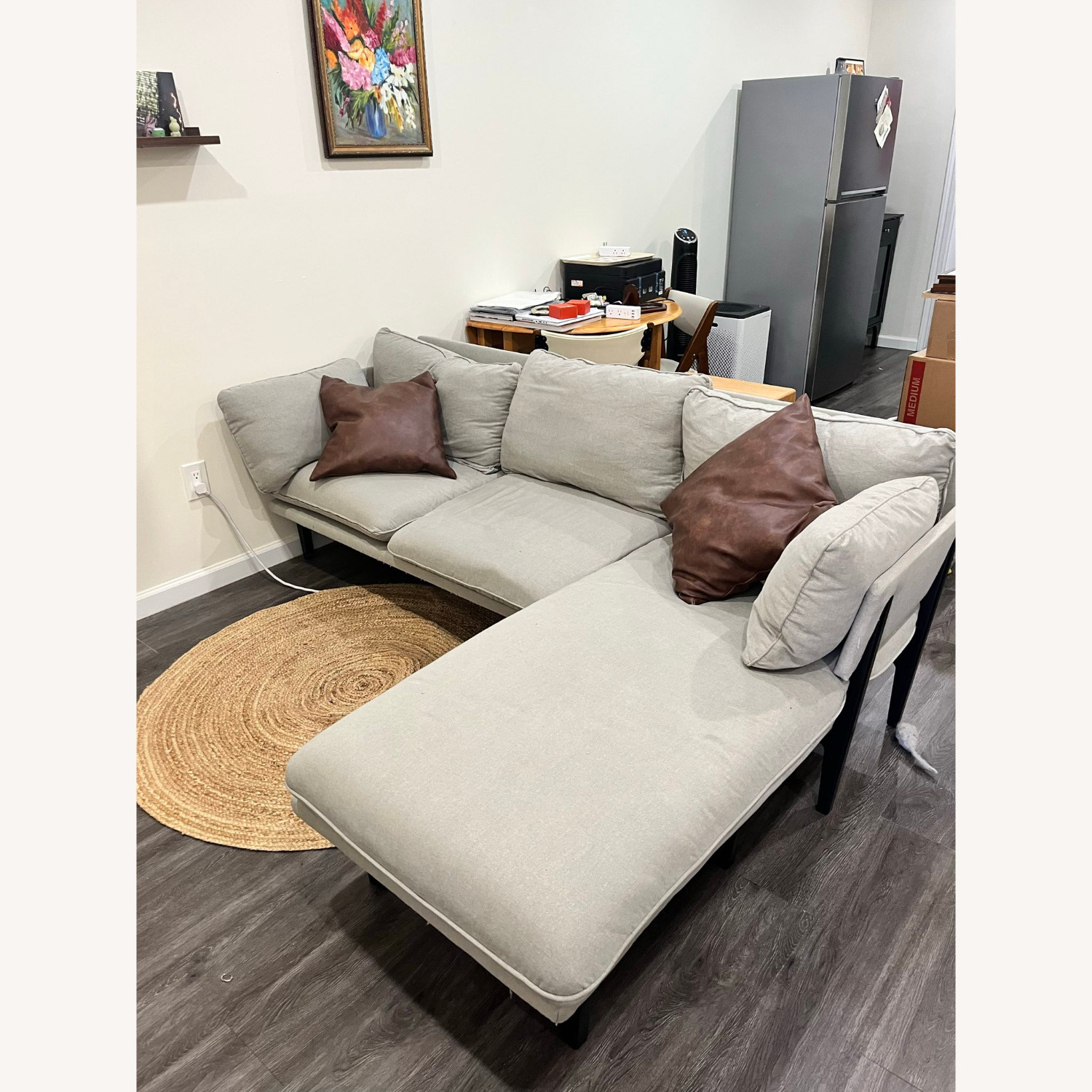 Floyd Sofa 1.0 Light Gray 3+ Seater Sofa - image-4