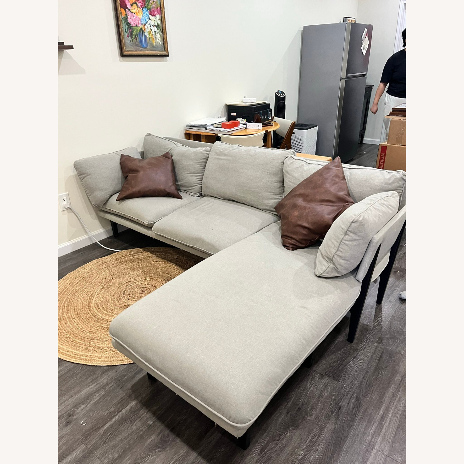 Floyd Sofa 1.0 Light Gray 3+ Seater Sofa - image-6