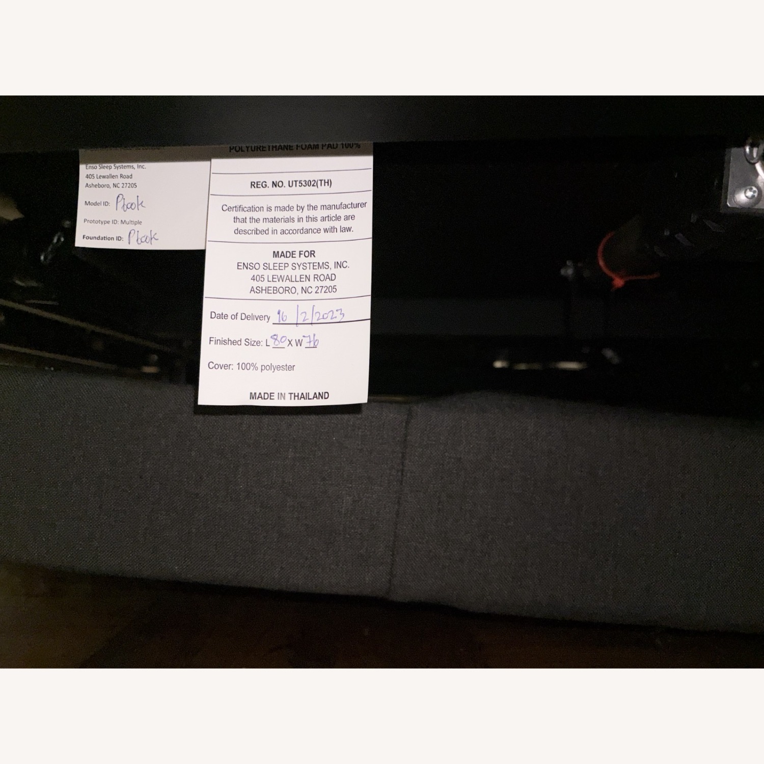 Adjustable/Massaging King Bed Frame - image-4