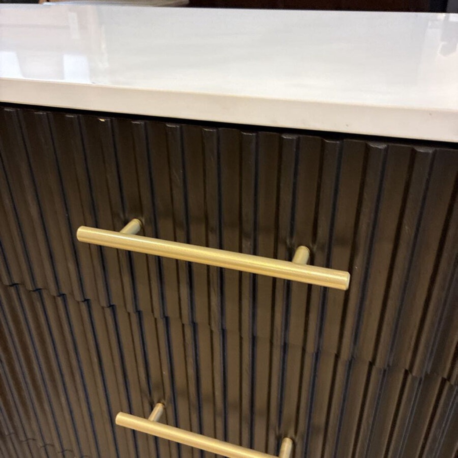 Acme Clayten Marble Top 6-Drawer Dresser - image-5