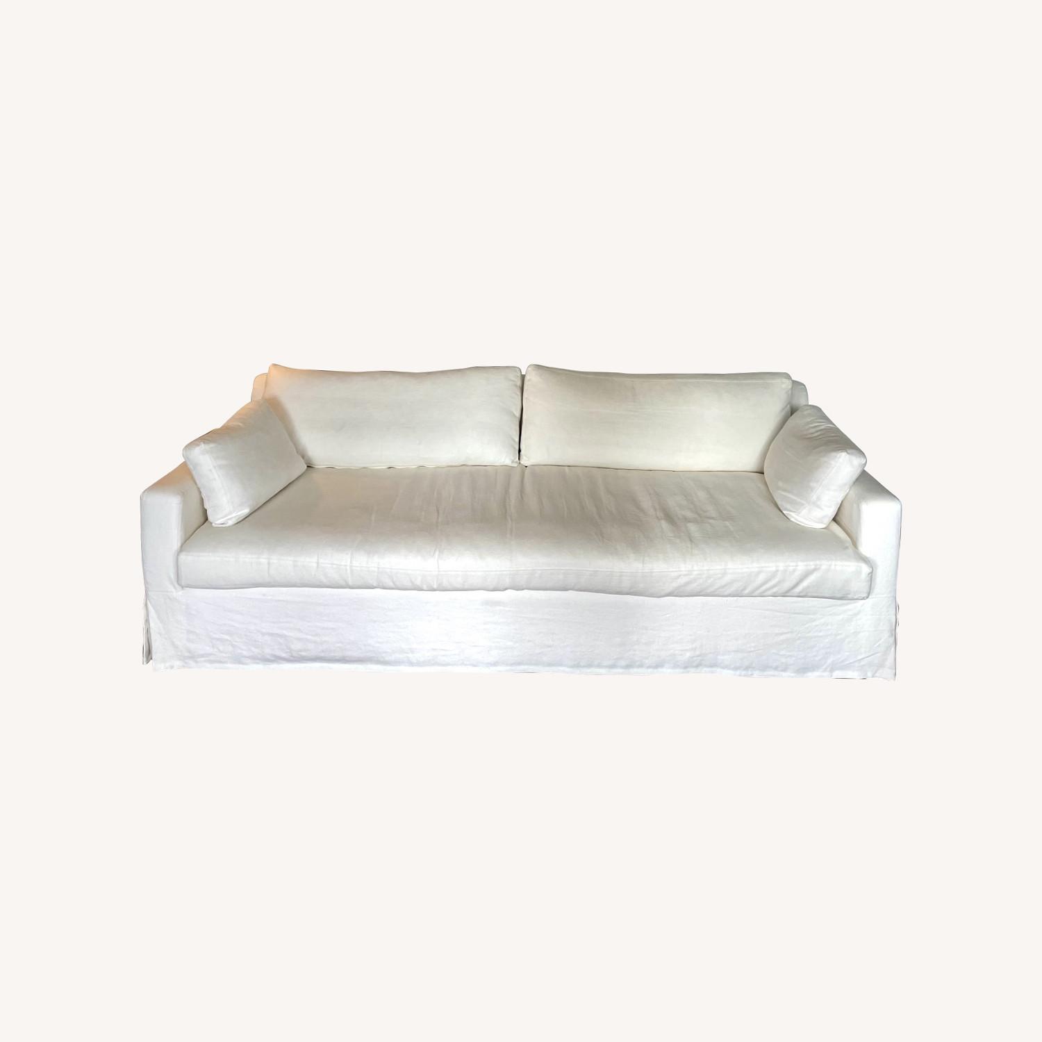 Buttercup　ソファ HD Buttercup Tiburon White Fabric 2 Seater Sofa - AptDeco