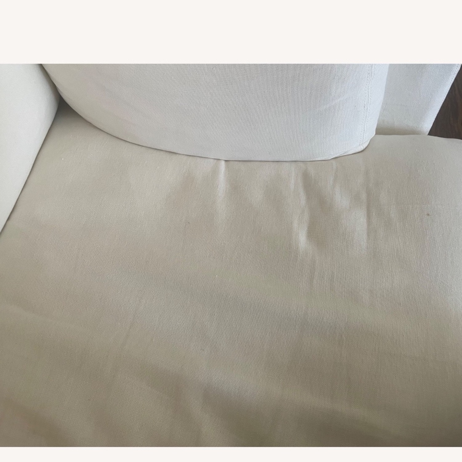 HD Buttercup Tiburon White Fabric 2 Seater Sofa - image-4