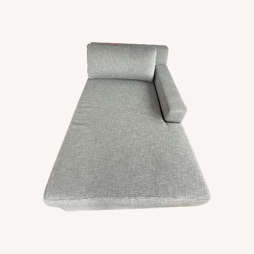 Used Restoration Hardware Modena Light Gray Chaise for sale on AptDeco