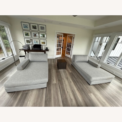 Used Restoration Hardware Modena Light Gray Chaise for sale on AptDeco