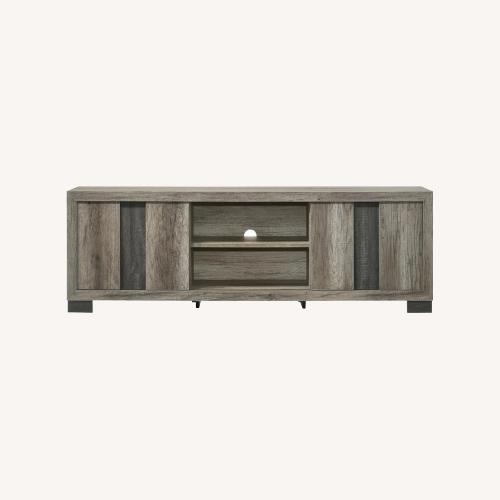 Used Casual Living Wood Media Storage for sale on AptDeco