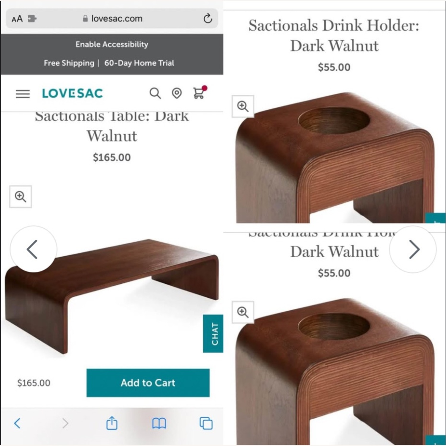 Lovesac Sactional - 5 x 5  - image-1