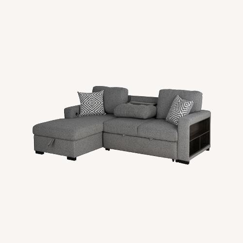 Used Oswin Light Gray Loveseat for sale on AptDeco
