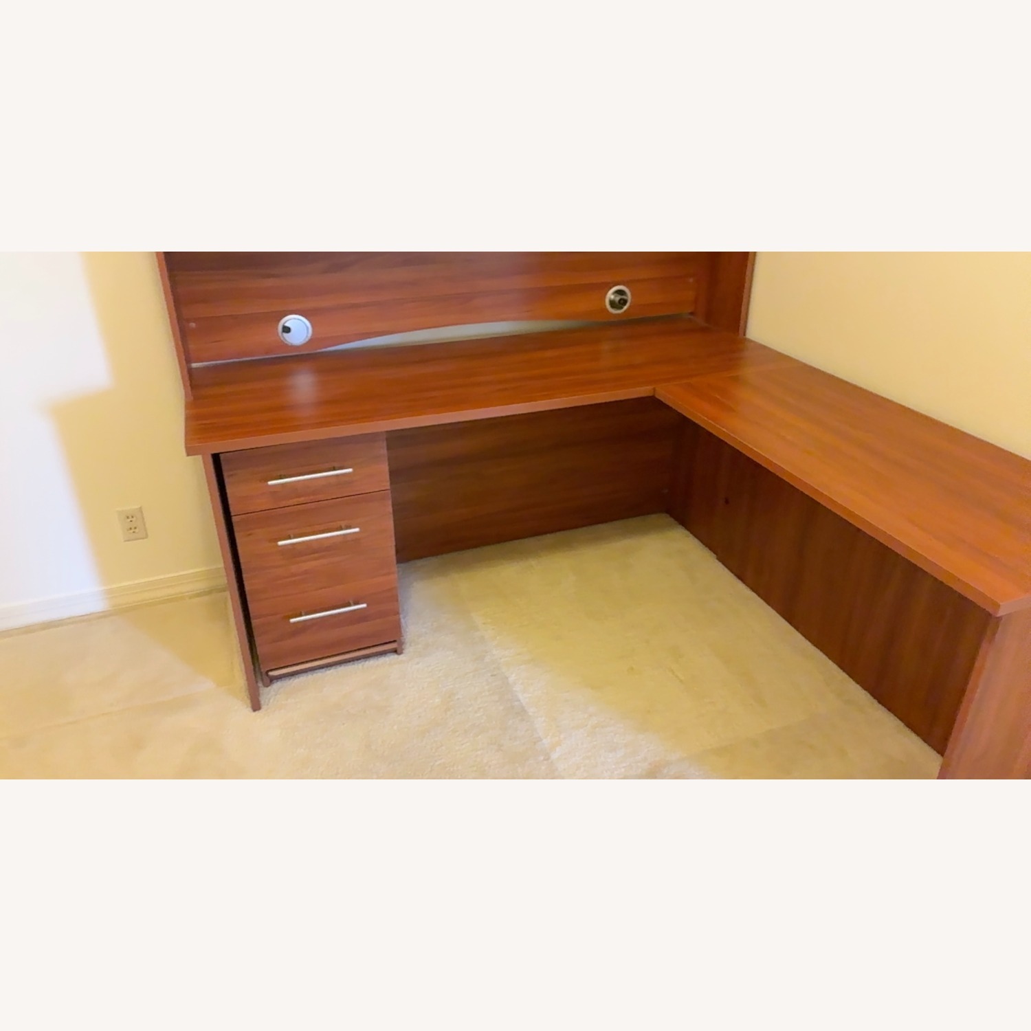Light Brown Desk - L Shape - image-4