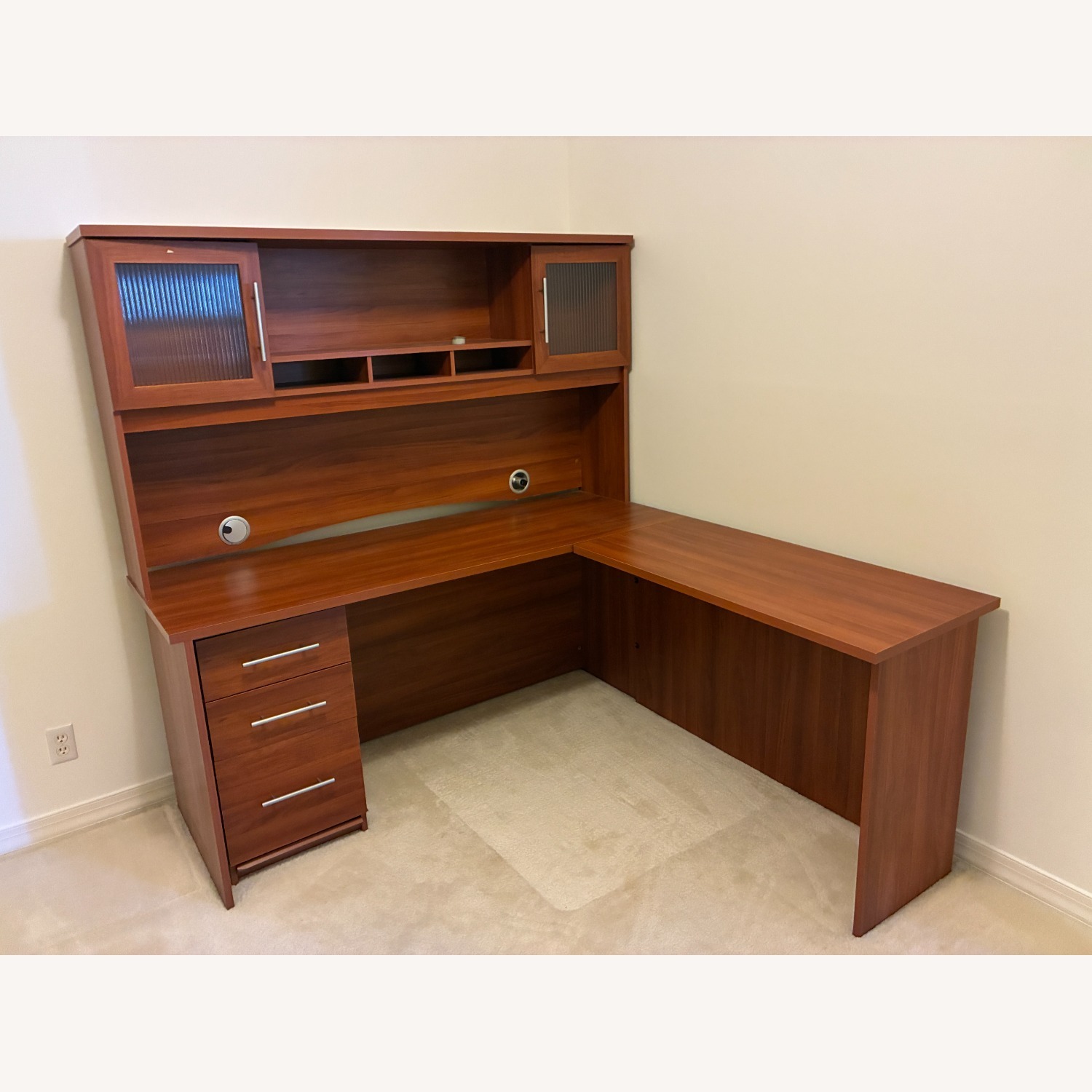 Light Brown Desk - L Shape - image-5