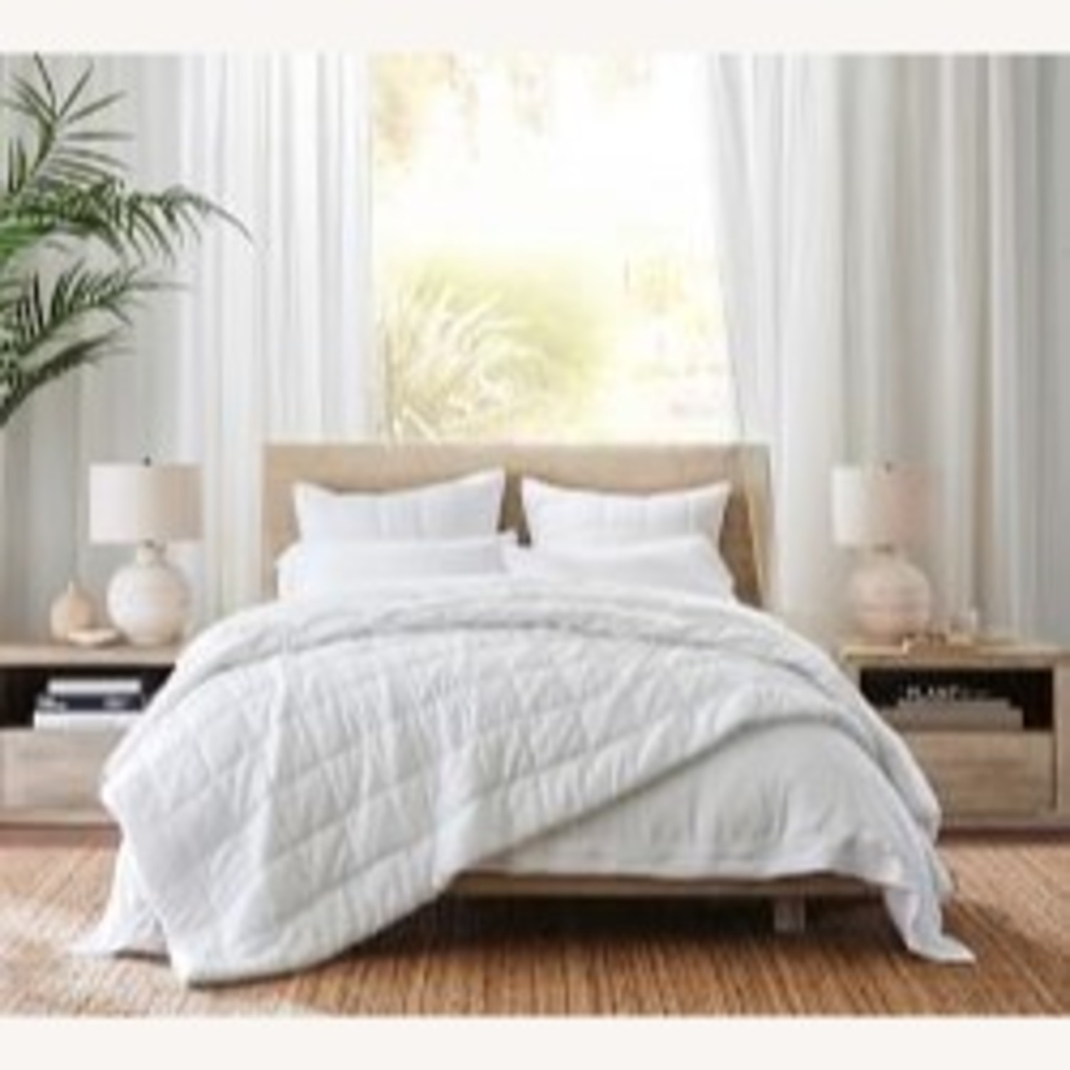 Cayman Platform Bed & Headboard, Queen, Biscotti - image-1