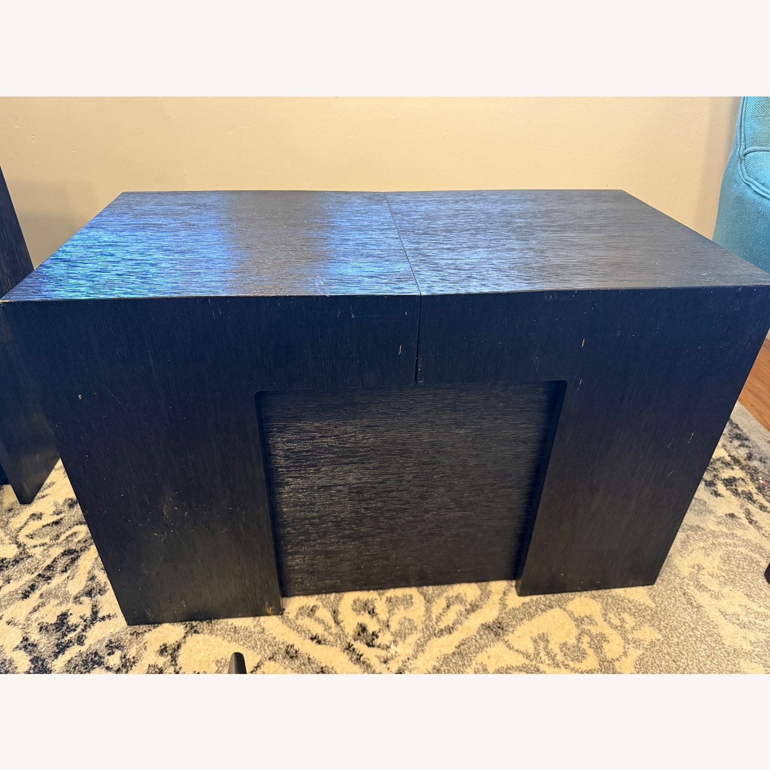 Smoked Hickory Transformer Dining Set With Bench - image-7