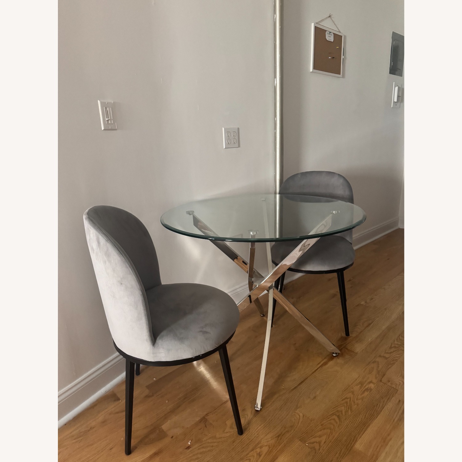 Transparent Glass Dining Table  - image-6