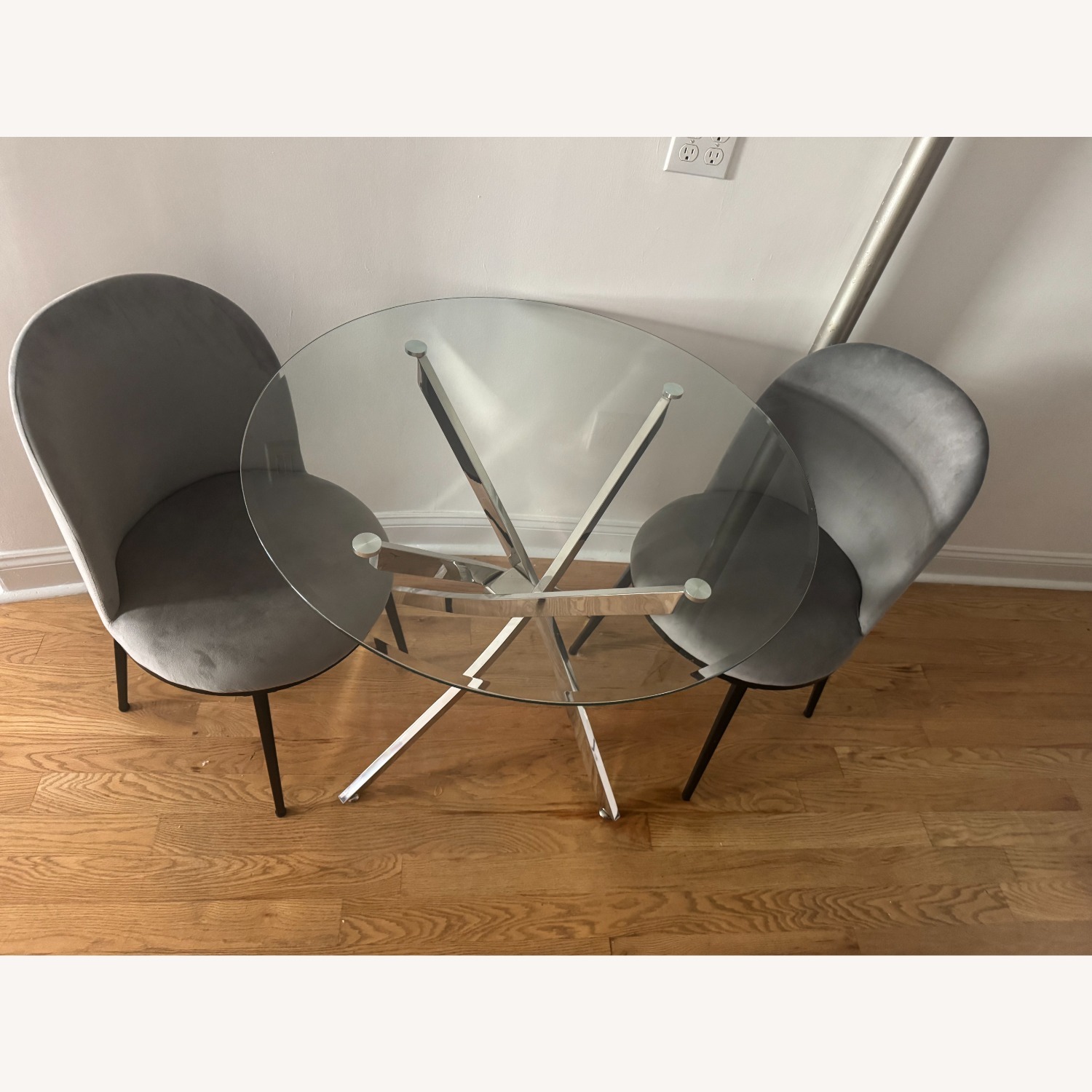 Transparent Glass Dining Table  - image-7