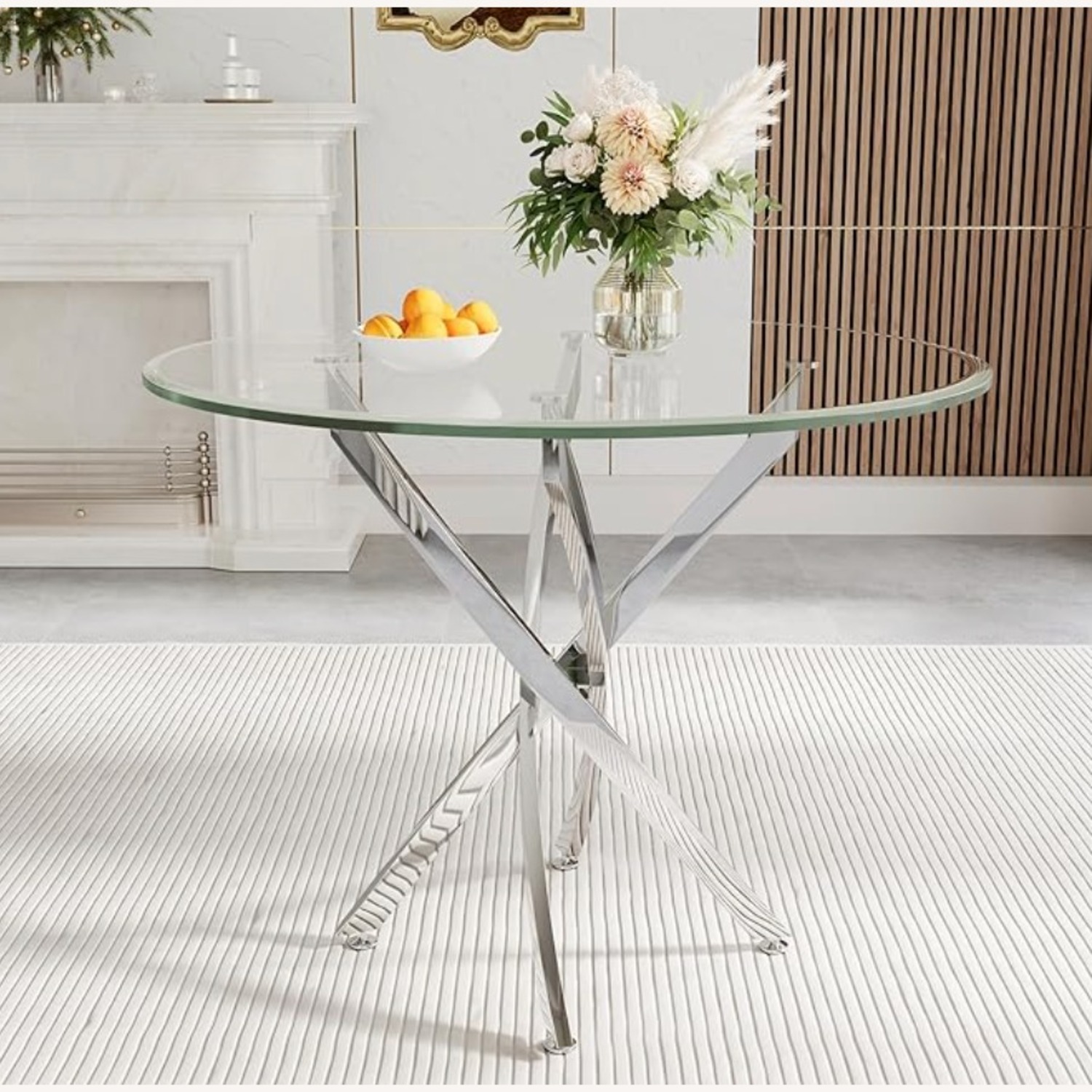 Transparent Glass Dining Table  - image-3