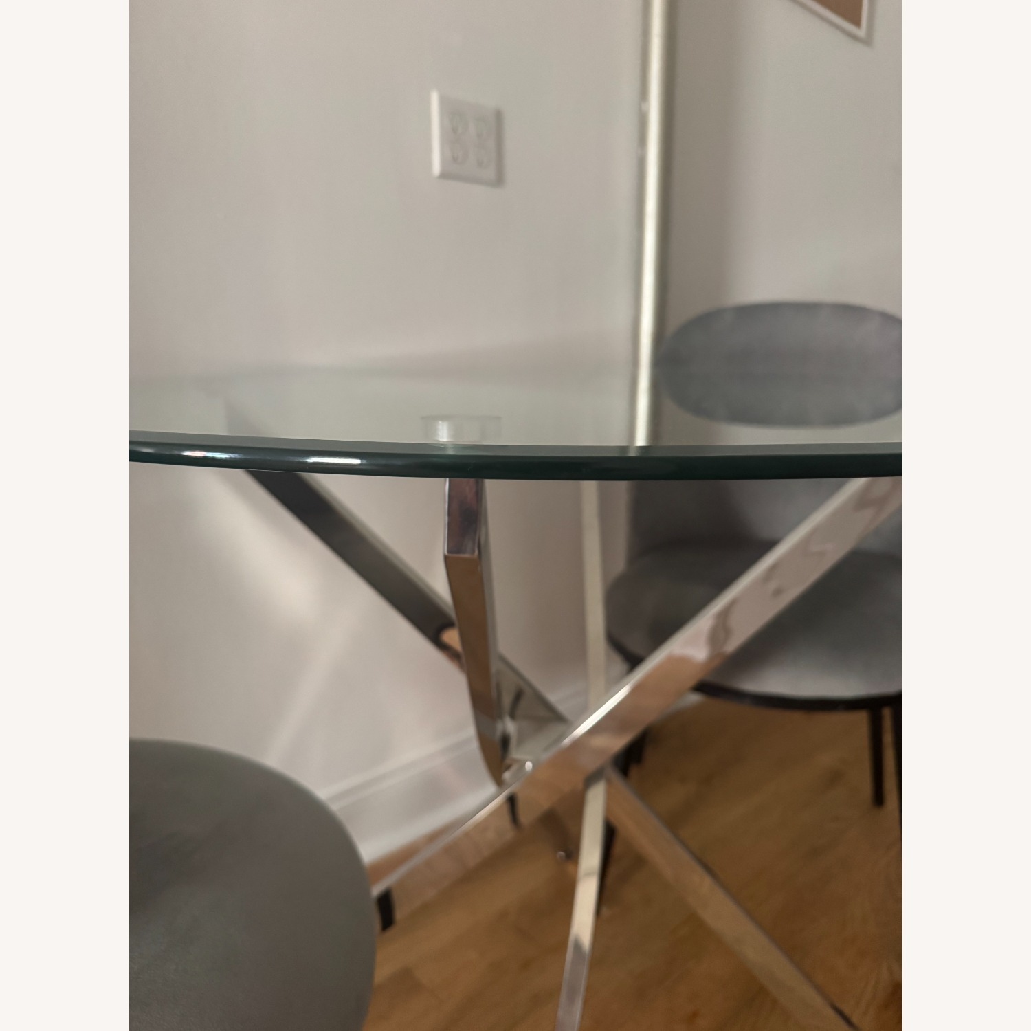 Transparent Glass Dining Table  - image-4
