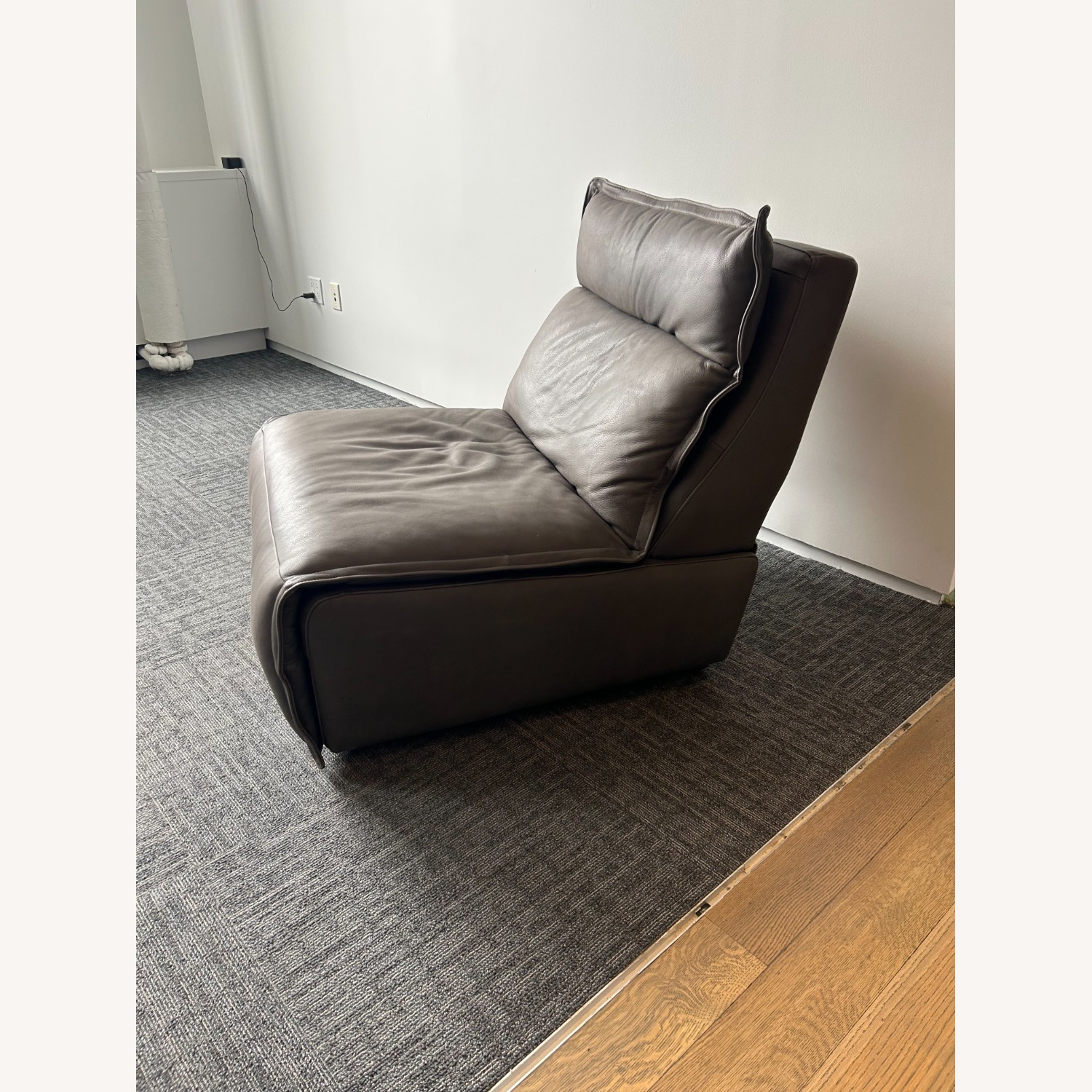 Arhaus Rowland Light Brown Leather Recliner - image-4