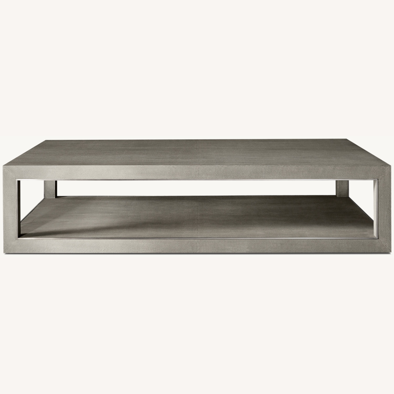 Restoration Hardware Cela Shagreen Coffee Table - image-0