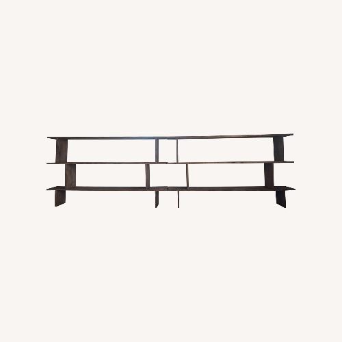 Used Handmade Light Brown Wood Bookcase for sale on AptDeco