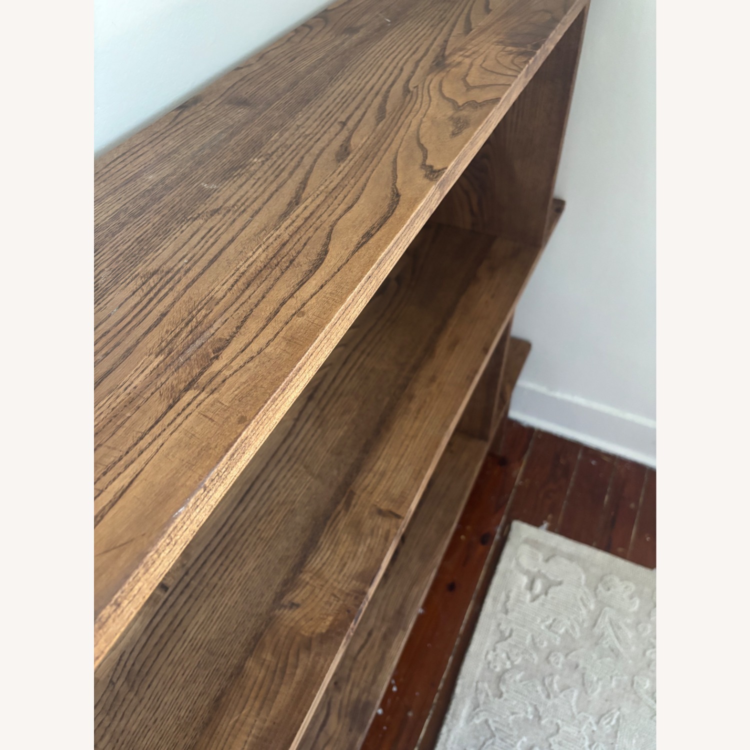 Handmade Light Brown Wood Bookcase - image-3