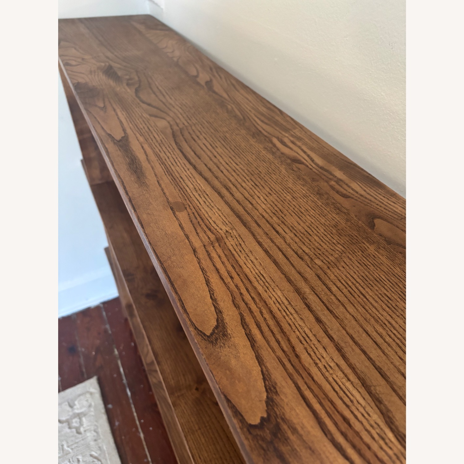 Handmade Light Brown Wood Bookcase - image-4