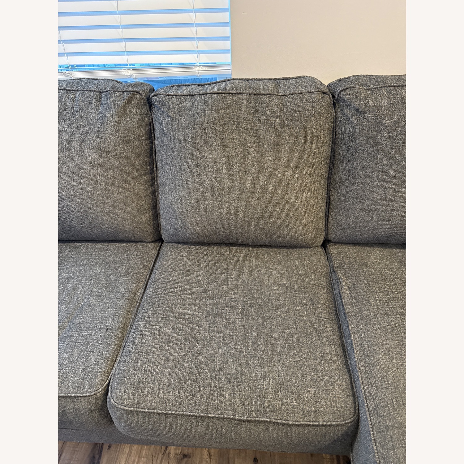 Ashley Furniture Cascilla Dark Gray Fabric Chaise Lounge - image-4