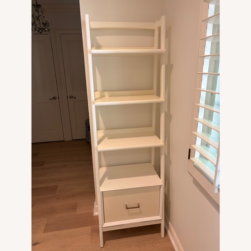 Used West Elm Mid-Century Bookshelf W Drawer (22") for sale on AptDeco