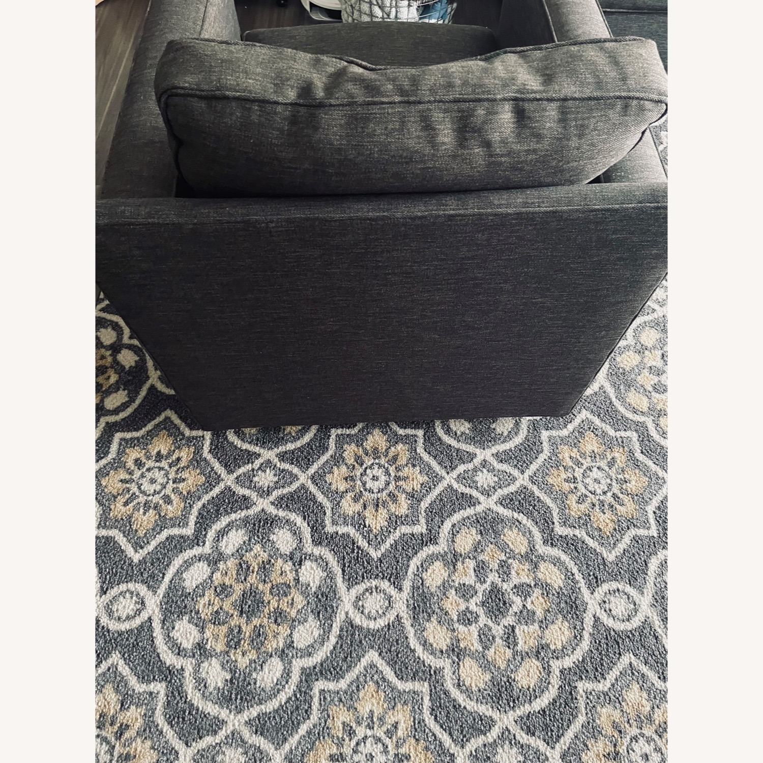 Crate & Barrel Barrett II Track Arm Chair - image-4