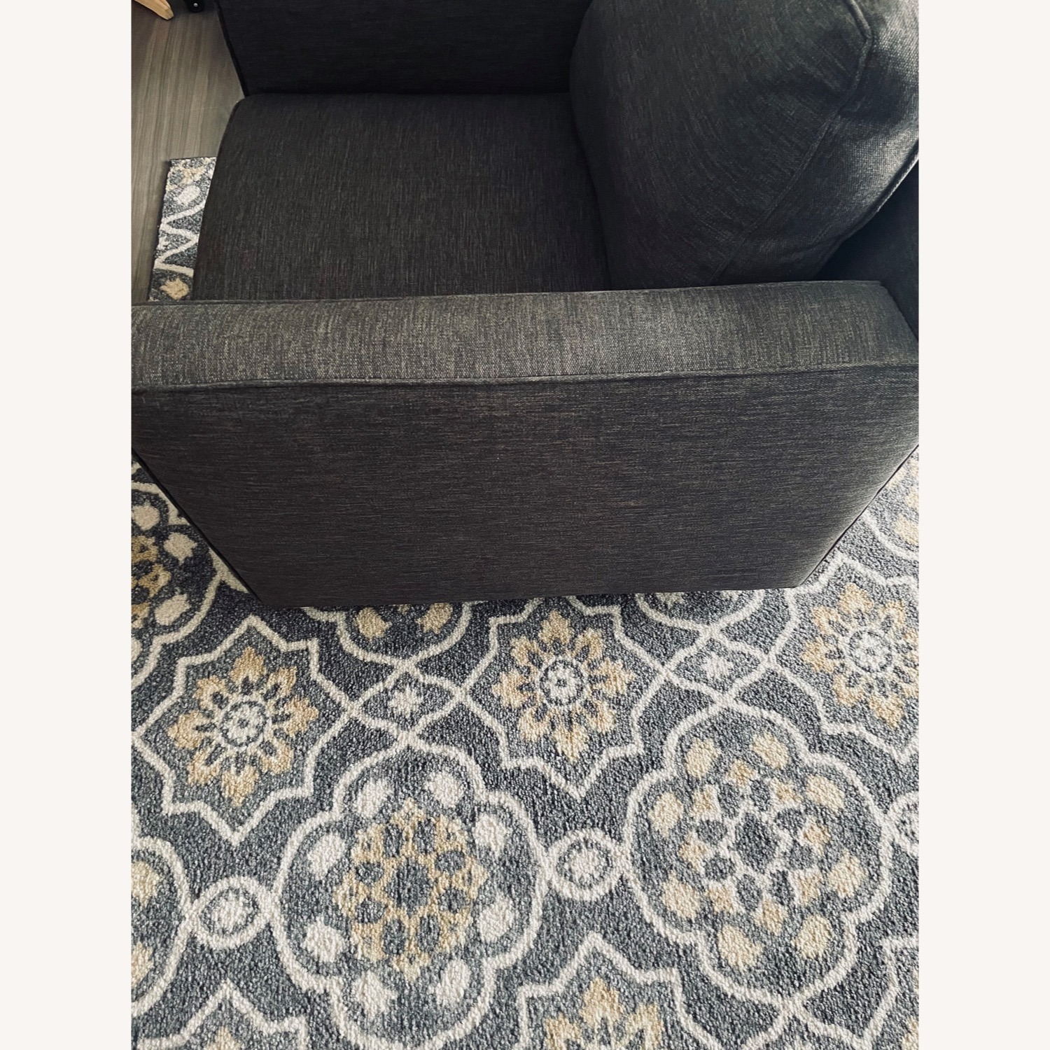 Crate & Barrel Barrett II Track Arm Chair - image-3